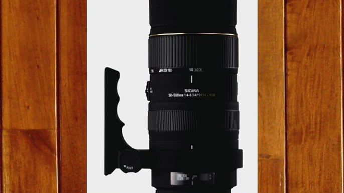 Sigma Objectif T?l?zoom 50-500 mm F4-63 EX DG APO HSM - Monture Nikon