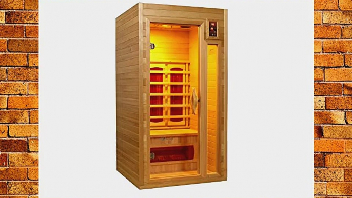 DYNAMIC SAUNAS AMZ-DYN-9106-01 Valencia 1 to 2-Person Far Infrared Sauna