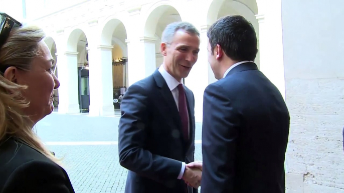 Arrivo del Segretario Generale della Nato, Jens Stoltenberg