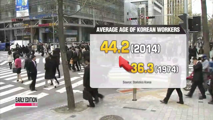 Average age of Korean workers rises to 44, raising concerns of a worker shortage