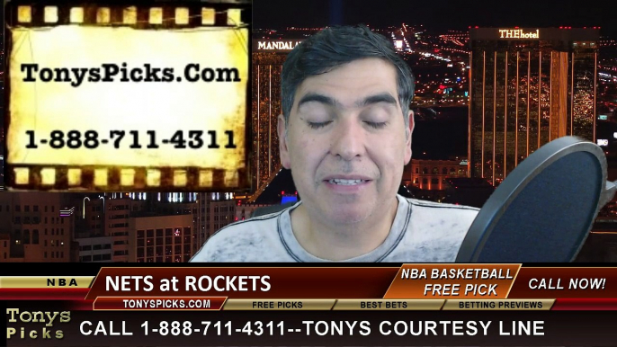 Houston Rockets vs. Brooklyn Nets Free Pick Prediction NBA Pro Basketball Odds Preview 2-27-2015