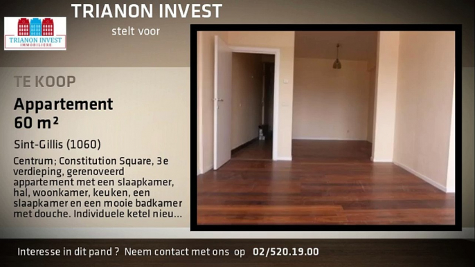 Te koop - Appartement - Sint-Gillis (1060) - 60m²