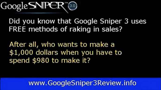 Google Sniper 3.0 Rocks - Read My Google SNIPER 3.0 Review