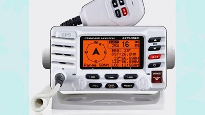 Standard Explorer GPS Class D 25 Watt VHF - White