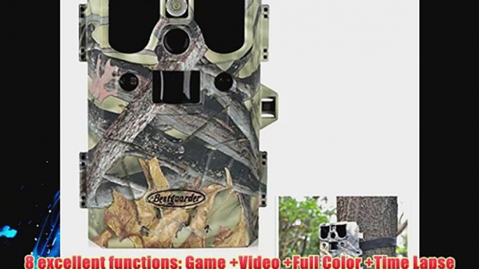 Blusmart 8 in 1 12MP HD Infrared Hunting Trail Game Camera Weatherproof IP66 Scouting Camera