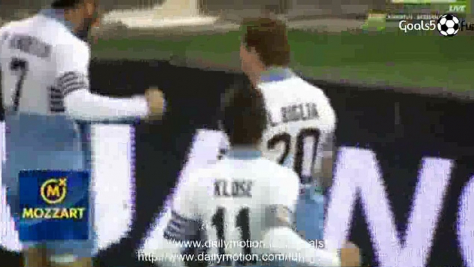 Lucas Biglia Goal Lazio 1 - 0 Fiorentina Serie A 9-3-2015