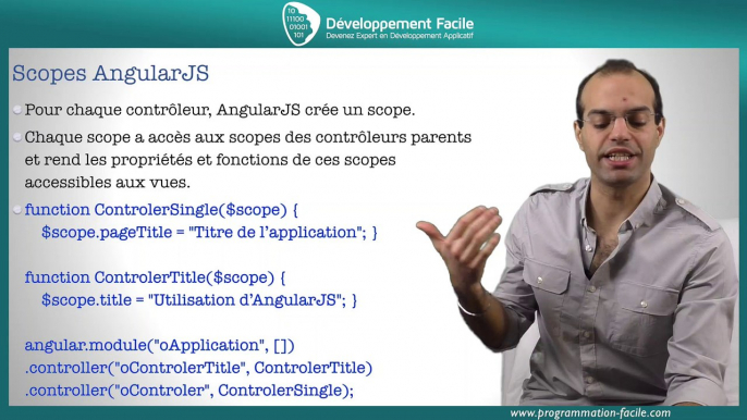 Comment utiliser efficacement les scopes l'héritage et le binding avec AngularJS