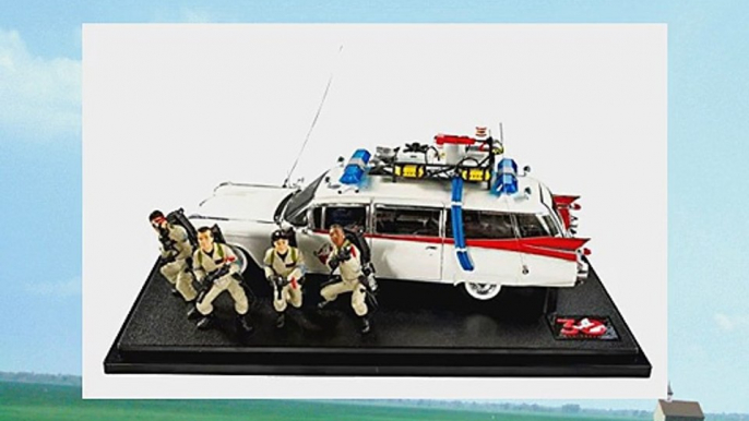 Hot Wheels Elite Ghostbusters Ecto-1 30th Anniversary Edition with Figures (1:18 Scale)