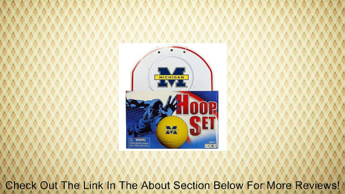 NCAA Mini Hoop Set NCAA Team: Michigan Review