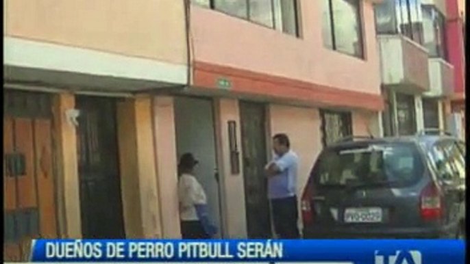 Dueños de perro pitbull serán sancionados por la muerte de un niño