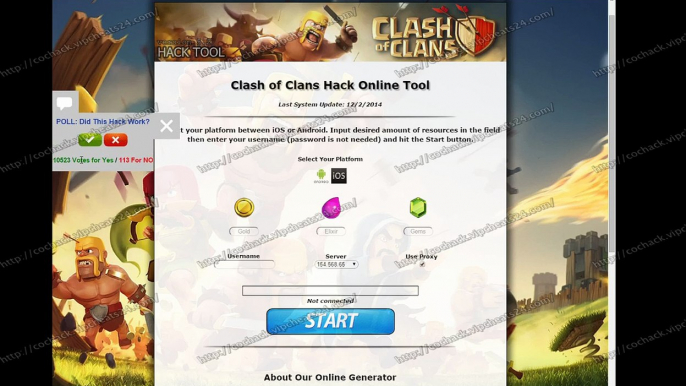Clash Of Clans Android, iOS, iPod, PC Pirater Triche Gemmes, Elixir, Pieces illimite outils