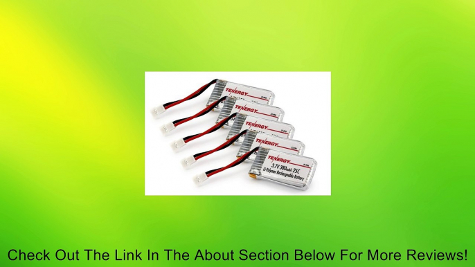 Combo: 5pcs of Tenergy 3.7V 380mAh LiPO Battery for Hubsan X4 (H107C, H107D, H107L) 4 Channel 2.4GHz RC QuadCopter Review