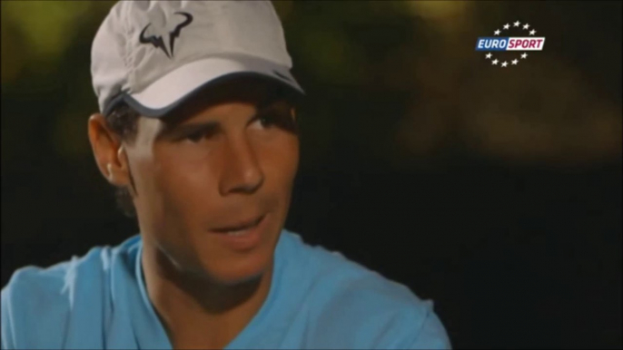 Rafael Nadal's interview for Eurosport in Buenos Aires