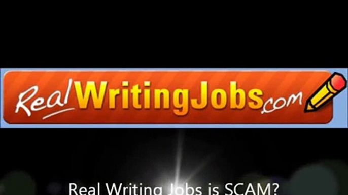 SCAM!!! Real Writing Jobs Scam