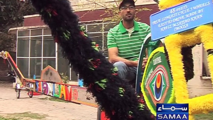 World's True Longest Cycle made by Muhammad Sajjad Khan Musa From Lahore Pkaistan