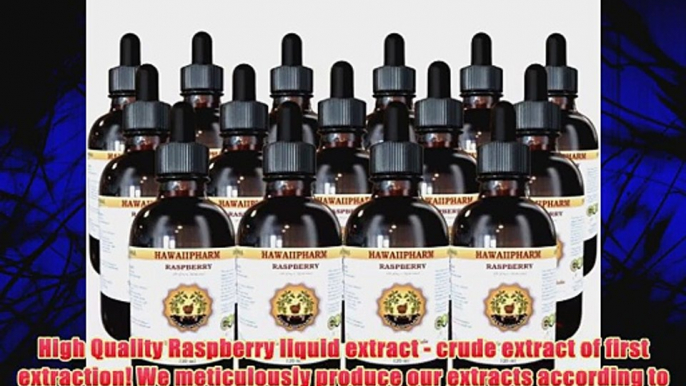 Raspberry Liquid Extract Organic Raspberry (Rubus idaeus) Tincture Supplement 15x4 oz