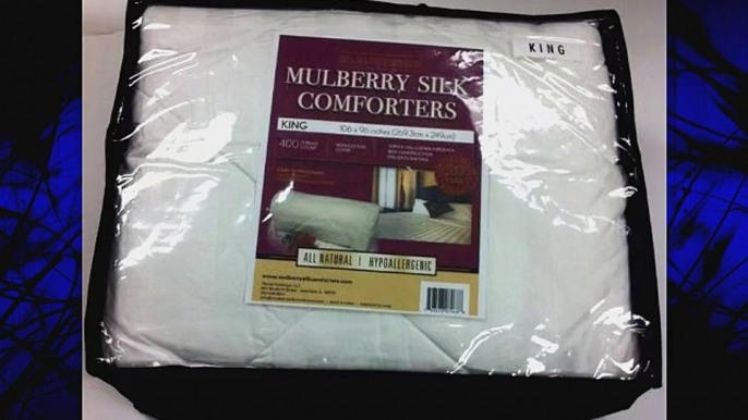 Mulberry Silk All Season Weight Comforter King