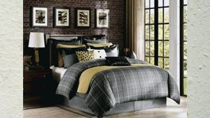 Hampton Hill Saville Row - 9 Piece Duvet Style Comforter Set Queen