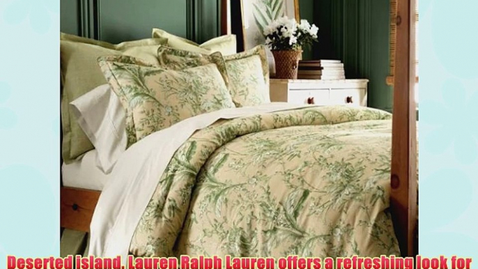 Lauren by Ralph Lauren Grand Isle Green Floral 4-Piece Queen Comforter Set