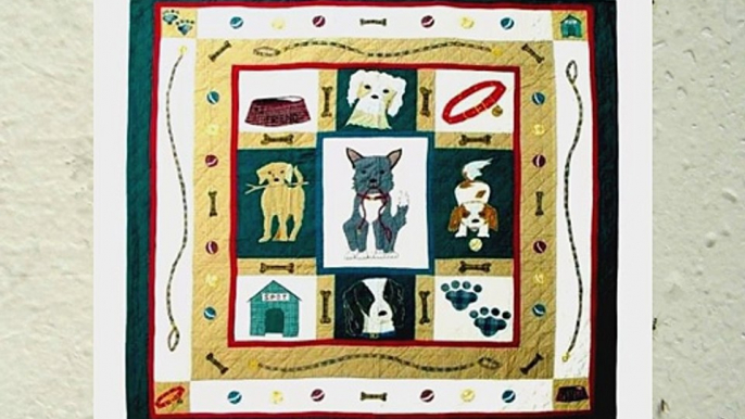 Patch Magic King Fido Quilt 105-Inch by 95-Inch