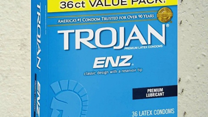 Trojan-enz Condom ENZ Lubricated 36 Count (144 Condoms)