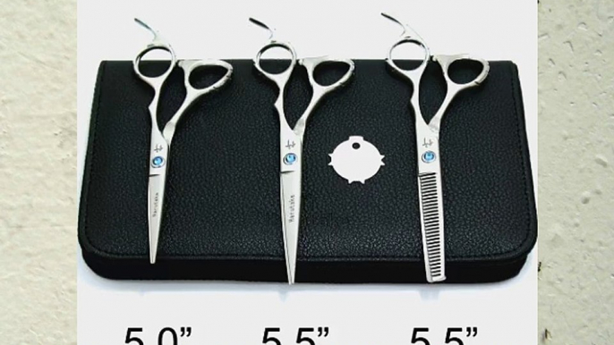 Harutake Professional Hair Cutting Scissors Shears Barber Thinning 5.0 5.5 Hidden Tension Screw