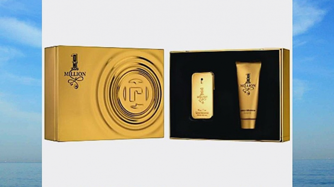 Paco Rabanne 1 MILLION Gift Set 50ml Eau De Toilette (1.7 Fl.Oz) EDT Spray 100ml (3.4 Fl.Oz)