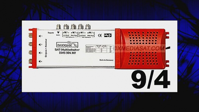 Multischalter 9/4 Bauckhage BMS904NT f?r 4 Teilnehmer