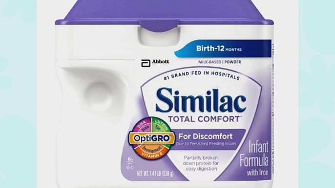 Similac Total Comfort Infant Formula with Iron Powder 1.41 Pounds (Pack of 4)