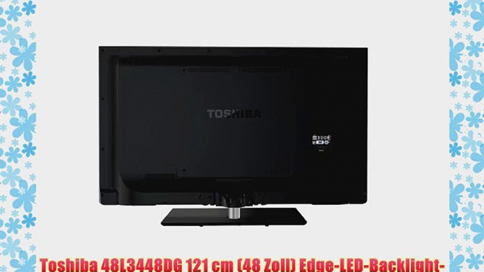 Toshiba 48L3448DG 121 cm (48 Zoll) Edge-LED-Backlight-Fernseher (Full HD 200Hz AMR DVB-T/C/S