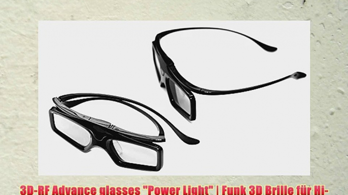 3D-RF Advance glasses Power Light | Funk 3D Brille f?r Hi-Shock? 3D-RF Advance Kit [2.4G-RF