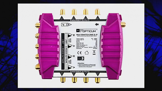 Opticum Multischalter OMS 9/8 P mit vergoldeten Kontakten