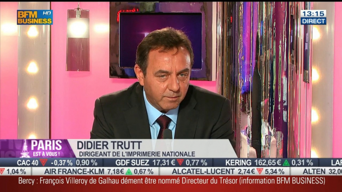 Interview de Didier Trutt, BFM Business, 20/11/2013