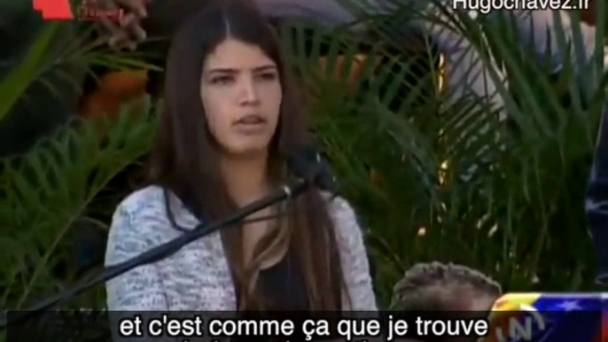 La fille d'Hugo Chavez rend un vibrant hommage à son père.