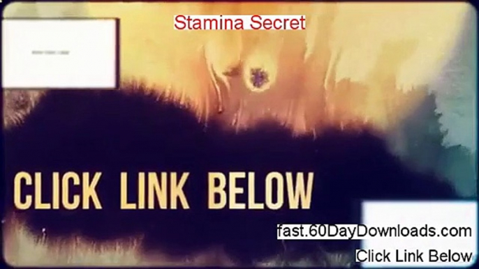 Stamina Secret Pdf - Stamina Secret Pdf