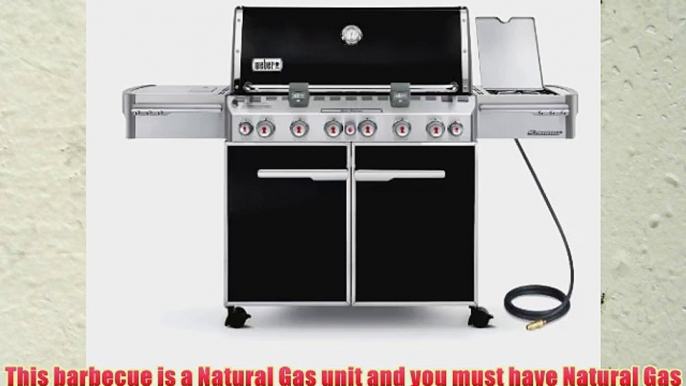 Weber Summit 7471001 E-670 769-Square-Inch 60800-BTU Natural-Gas Grill Black