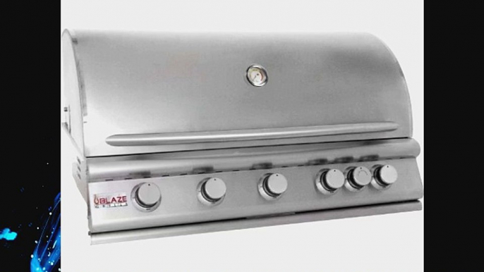 40 5-Burner Built-In Gas Grill with Rear Infrared Burner Gas Type: Natural