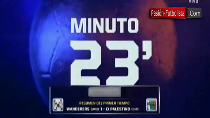 Montevideo Wanderers vs Palestino 1-0 Resumen Completo & Todos los Goles Copa Libertadores 2015