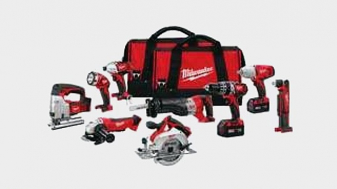 Milwaukee 2696-29 18V Cordless M18 Lithium-Ion 9-Tool Combo Kit