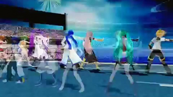 [MMD] *Magnet* 8 Vocaloids Chorus [Miku,Luka,Rin,Len,Gumi,Meiko,Gakupo,Kaito]