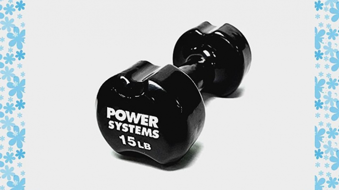 Power Systems Apple Vinyl Dumbbell (4-Pounds)