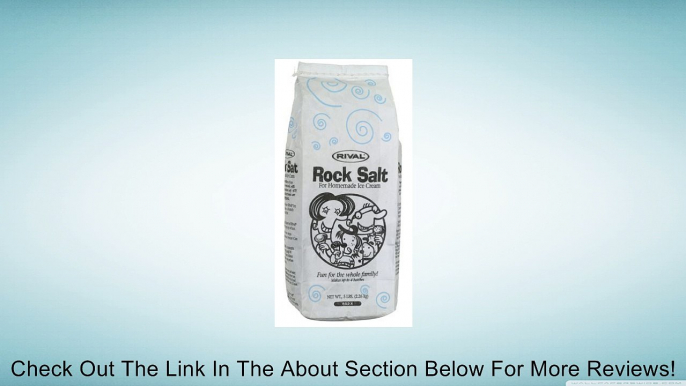 Sunbeam Products RS5-X-SBM Rock Salt for Ice Cream Making, 5-Lbs. Review