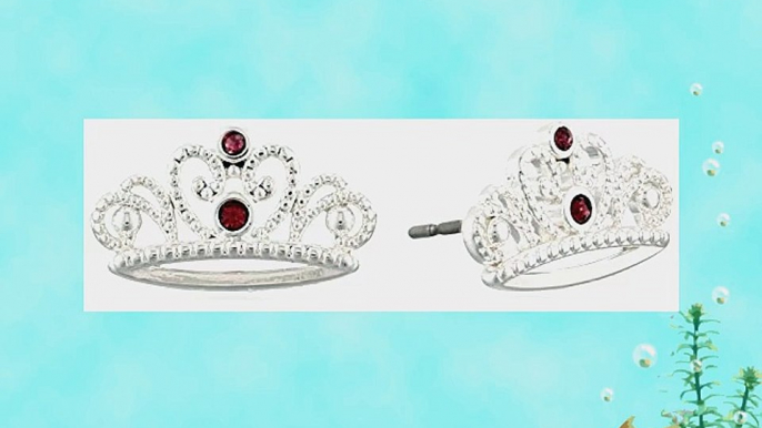 Disney Girls' Princess Sophia Silver-Plated Stud Earrings