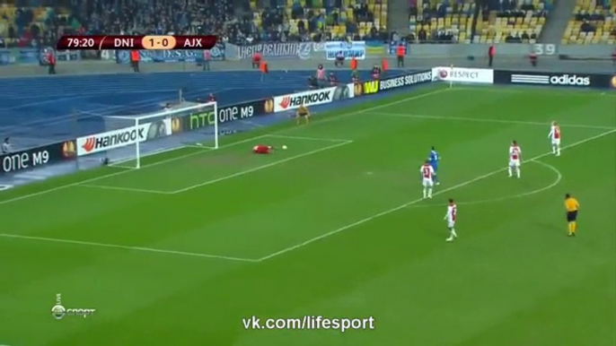 Dnipro 1 - 0 Ajax All Goals and Full Highlights 12/03/2015 - Europa League