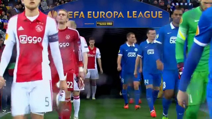 Dnipro vs Ajax 1-0 all goals and highlights UEFA 12.03.2015