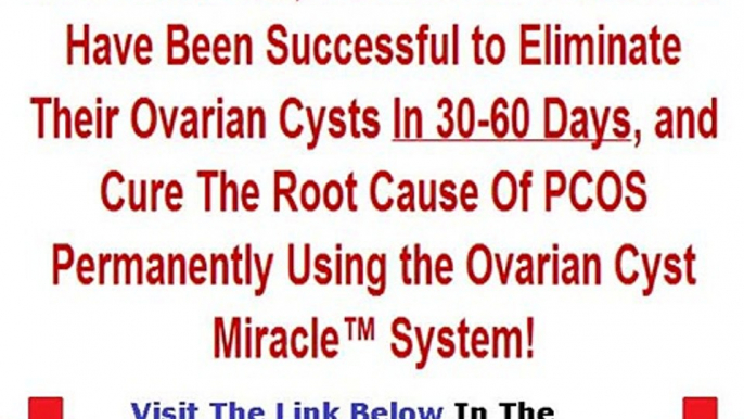 Ovarian Cyst Miracle THE HONEST TRUTH Bonus + Discount