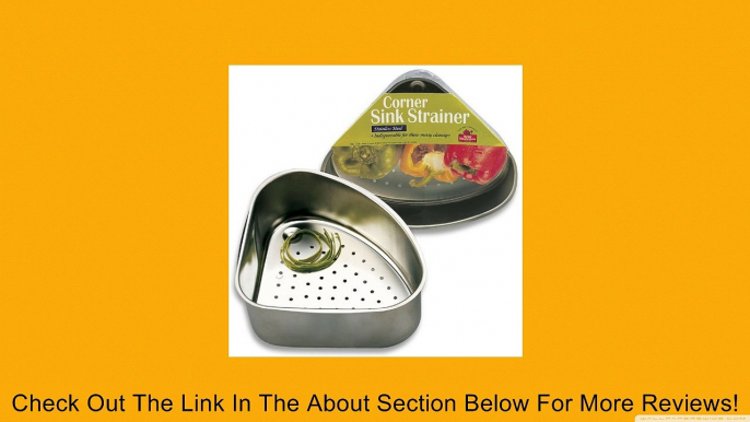 Better Houseware 726 Corner Sink Strainer, Stainless Review