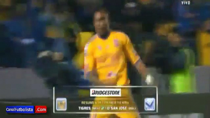 Tigres 4-0 San José Resumen Goles Copa Libertadores 18.03.2015