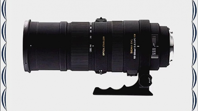 Sigma 73A205 150-500mm F/5-6.3 APO HSM DG Telephoto Zoom Lens for Sony DSLRs