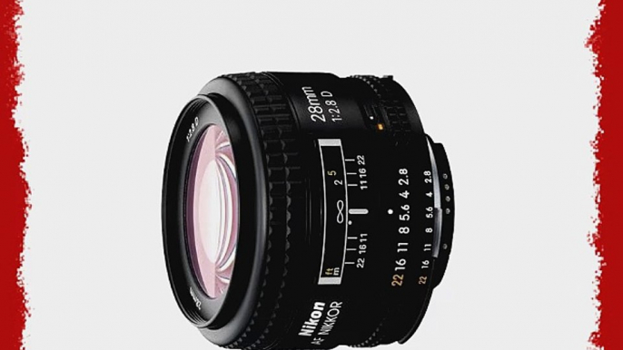 Nikon 28mm f/2.8D AF Nikkor Lens for Nikon Digital SLR Cameras